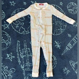 🚤 Milkbarn Bamboo Rayon Boats Ships Long Sleeve Pajamas